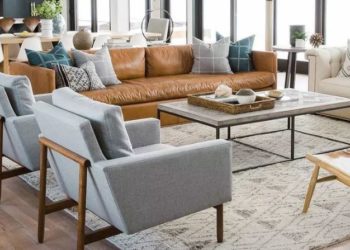 Tapete na sala, simples e aconchegante