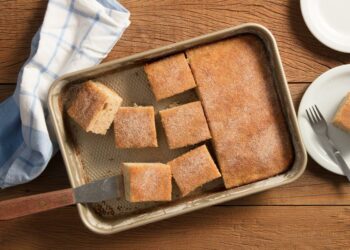 Receita de bolo de banana simples com canela