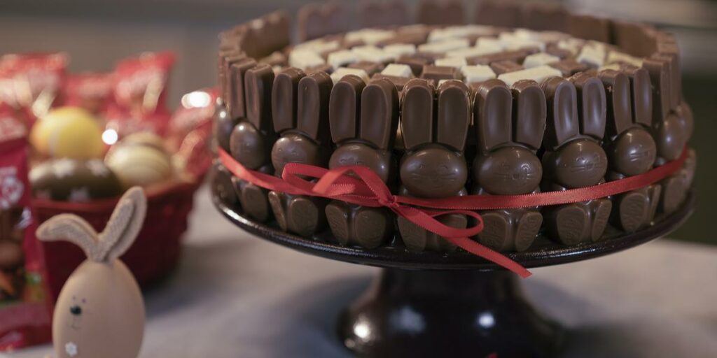 Receita de Bolo de Brigadeiro com KitKat