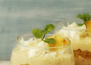 Receita de Bolo Gelado Tropical
