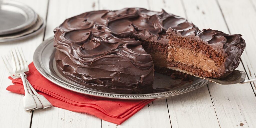 Receita de Bolo Mousse de Chocolate (batedeira)