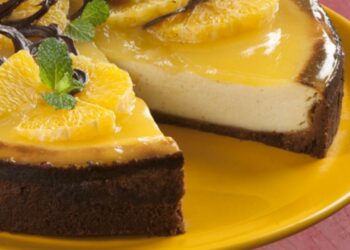 Receita de Cheesecake de Laranja (liquidificador)