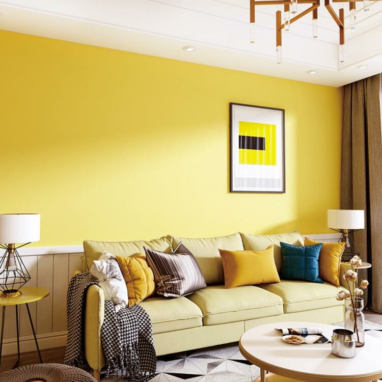 Paredes coloridas para sala, inspirações e ideias