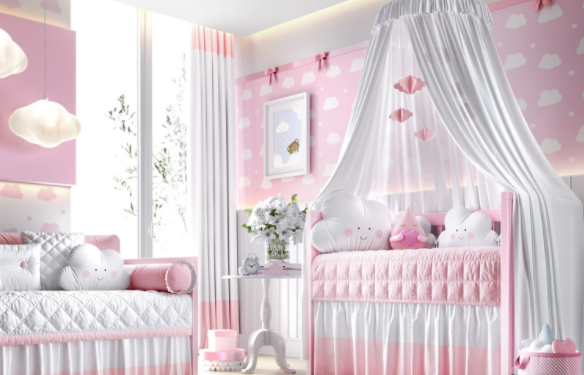 Quarto de bebê: dicas de móveis e decoração para menina