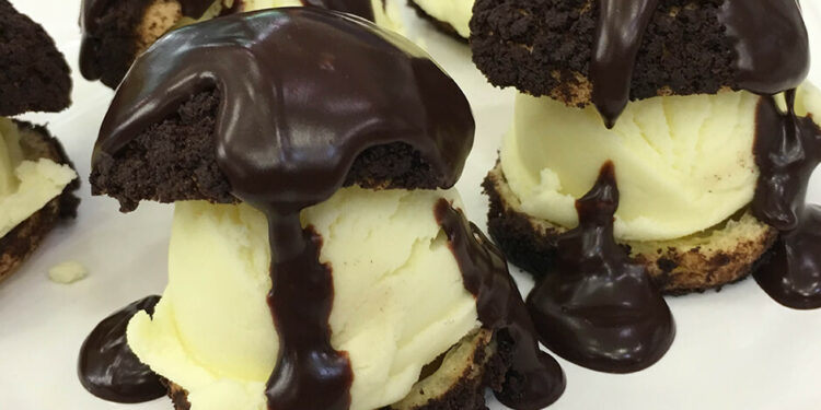 Receita de Profiteroles Crocantes