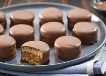Receita de Alfajores recheados de Doce de leite.