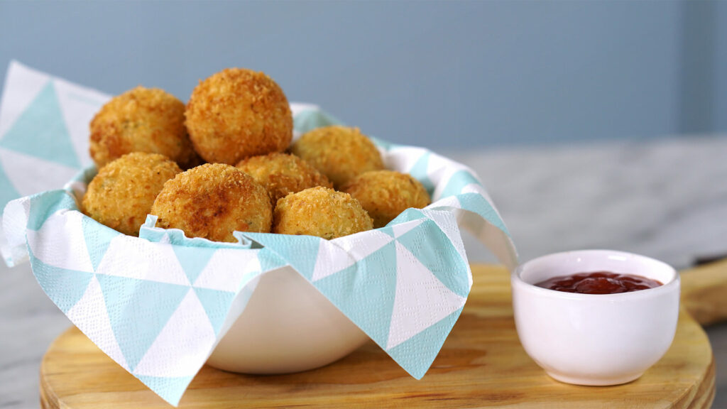 Receita de Bolinha de Queijo.