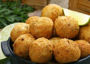 Receita de Bolinho de Bacalhau