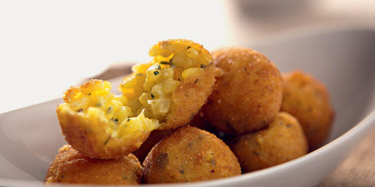 Receita de Bolinho de Risoto.