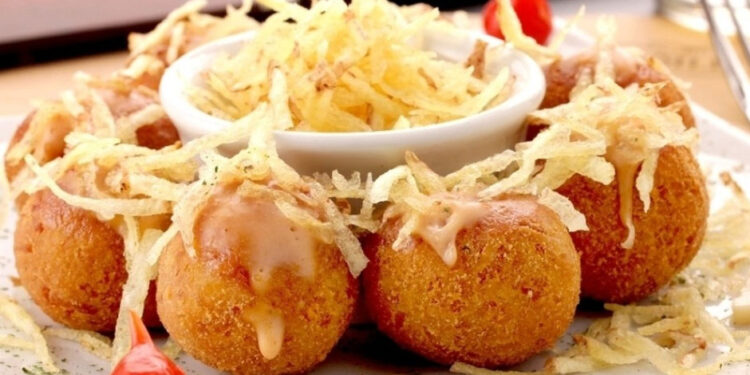 Receita de Bolinho de Strogonoff.