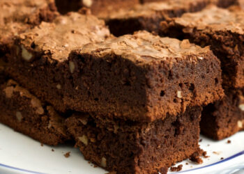 Receita de Bolo Brownie.