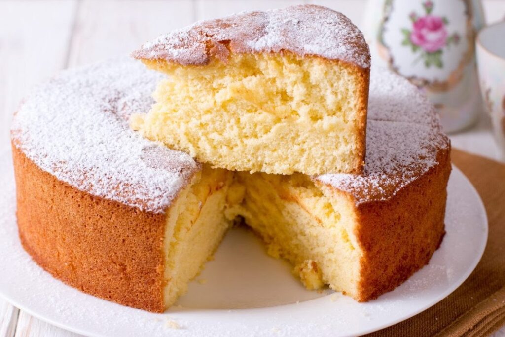 Receita de Bolo de Abacaxi e castanha-de-caju diet.