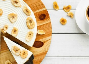 Receita de Bolo de Banana Preguiçosa.