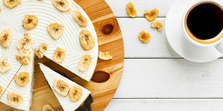Receita de Bolo de Banana Preguiçosa.