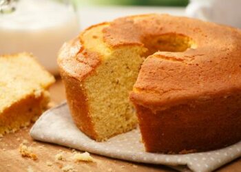Receita de Bolo de Fubá.