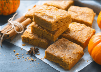Receita de Bolo de Outono Abóbora.