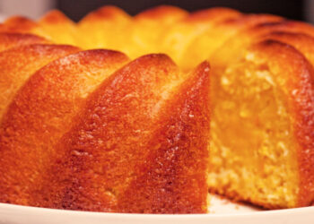 Receita de Bolo de Pamonha.