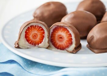 Receita de Bombons de Morango