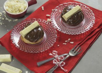 Receita de Canapé com Brigadeiro e KitKat