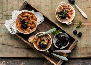 Receita de Crème brûlée.