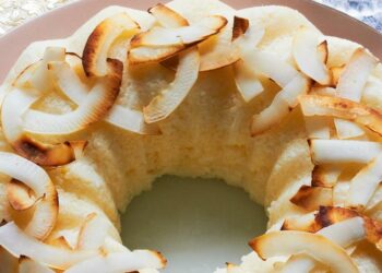 Receita de Cuscuz de Tapioca com coco Fresco Queimado.