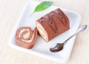 Receita de Enrolado de Chocolate Zero Açúcar Diet