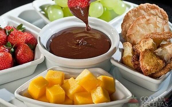 Receita de Fondue de Chocolate