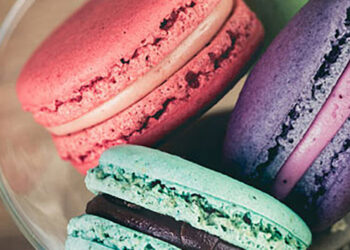 Receita de Macarons.