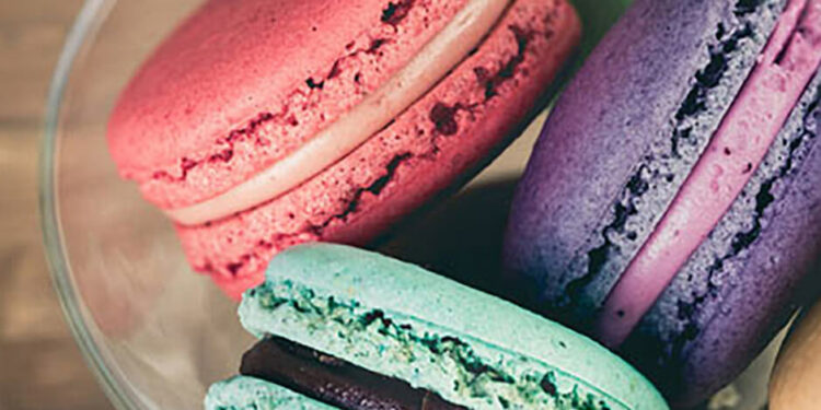 Receita de Macarons.