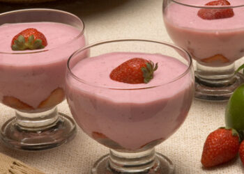 Receita de Mousse de Morango