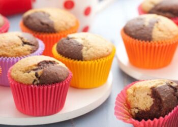Receita de Muffin Mesclado (batedeira)