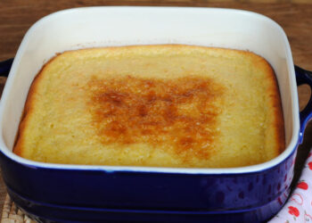Receita de Pamonha de Forno.