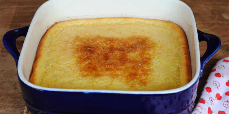 Receita de Pamonha de Forno.