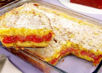Receita de Pamonha Recheada com Goiabada (liquidificador)