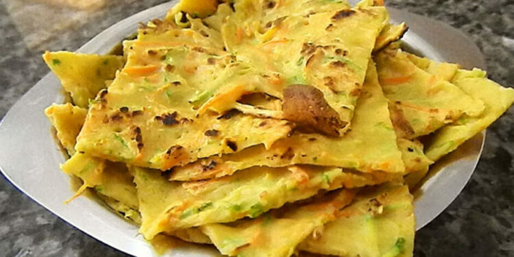 Receita de Panqueca Coreana.