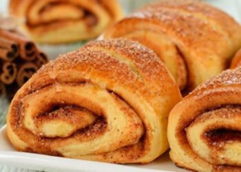 Receita de Pão de Canela.