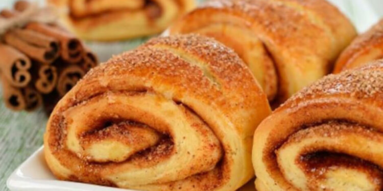 Receita de Pão de Canela.