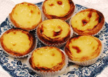 Receita de Pastel de Belém.