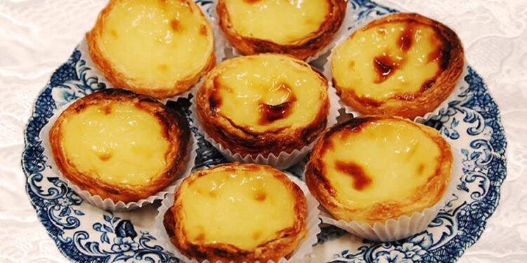 Receita de Pastel de Belém.