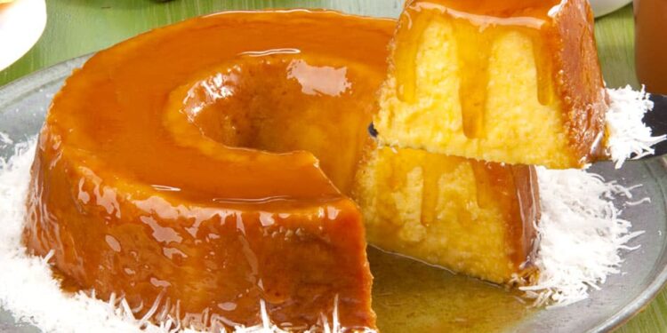 Receita de Pudim de Abóbora com Leite de Coco