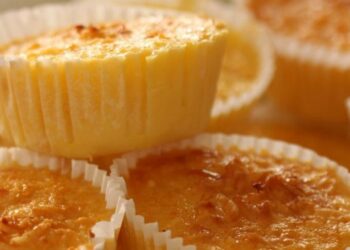 Receita de Queijadinha.