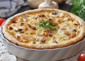 Receita de Quiche de Frango.
