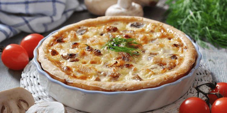 Receita de Quiche de Frango.