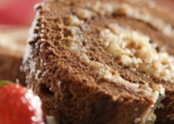 Receita de Rocambole de Chocolate e coco