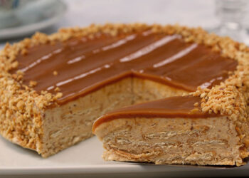 Receita de Torta de Amendoim.