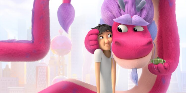 Din e o Dragão Genial: Novo filme de animação feito pela Netflix chega em Junho.