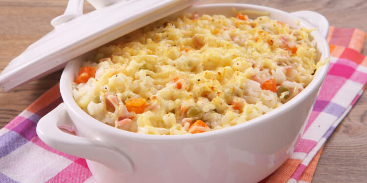 Receita de Arroz de Forno.