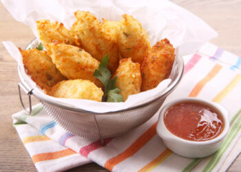 Receita de Bolinho cremoso de Arroz.