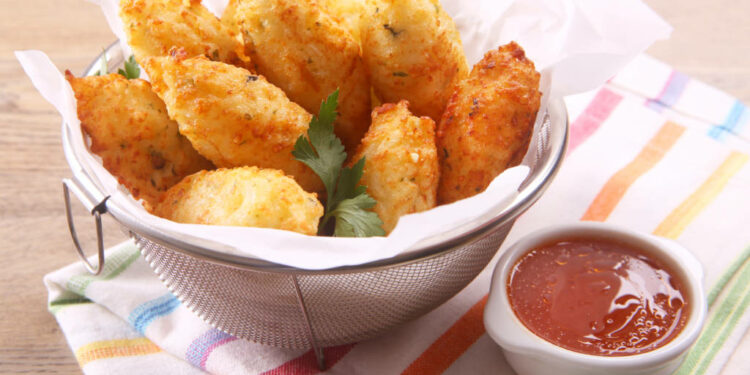 Receita de Bolinho cremoso de Arroz.