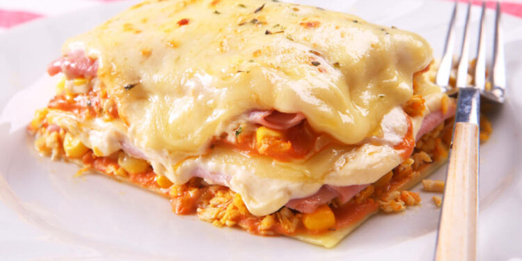 Receita de Lasanha de Frango.